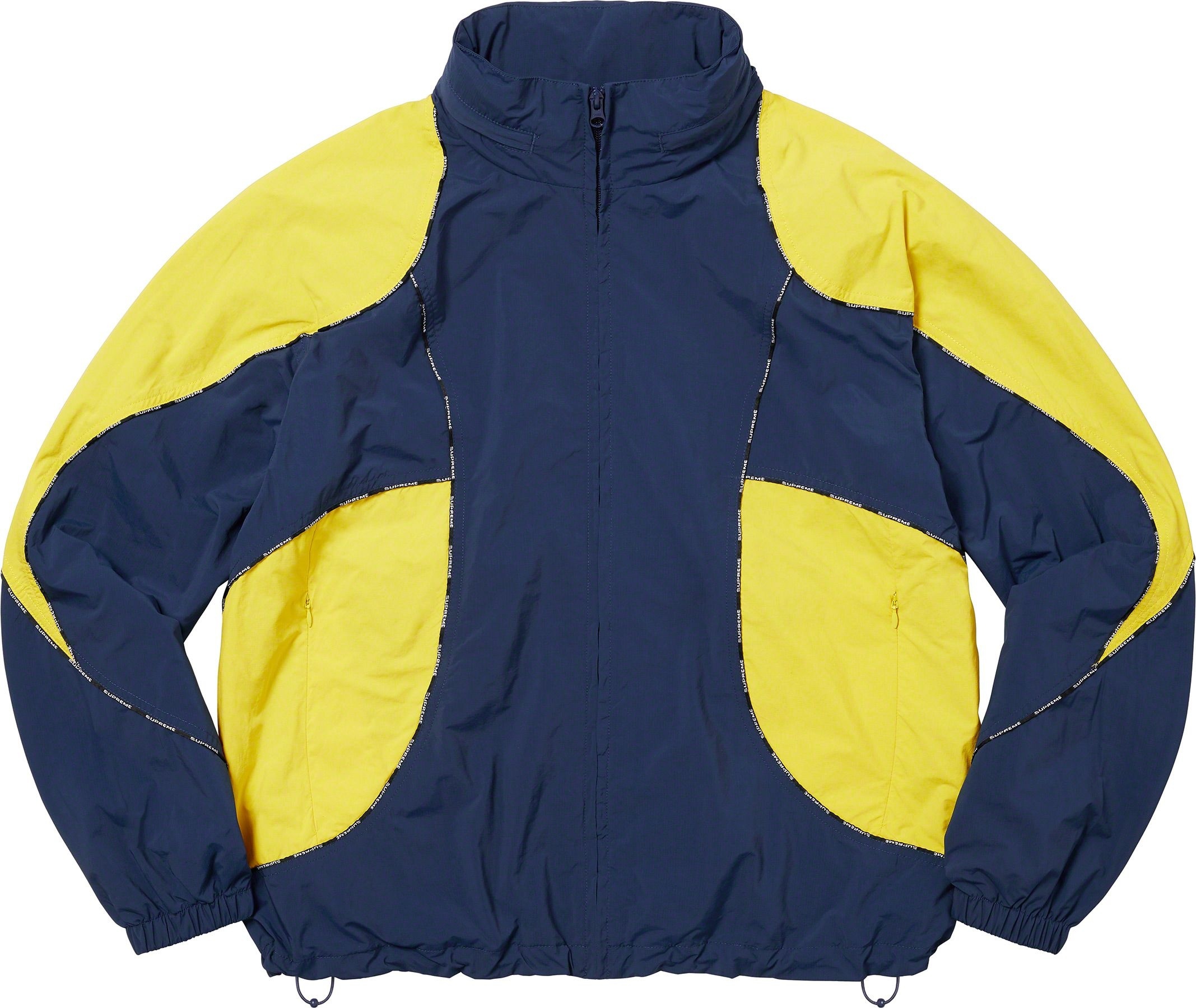 Logo Piping Hooded Track Jacket view 29
